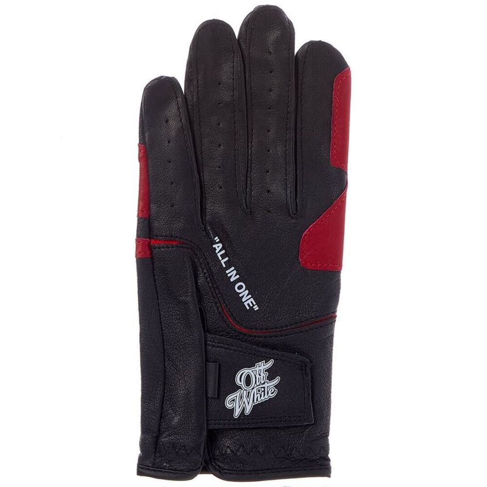 Off-White™ Golf Leather Glove, Black